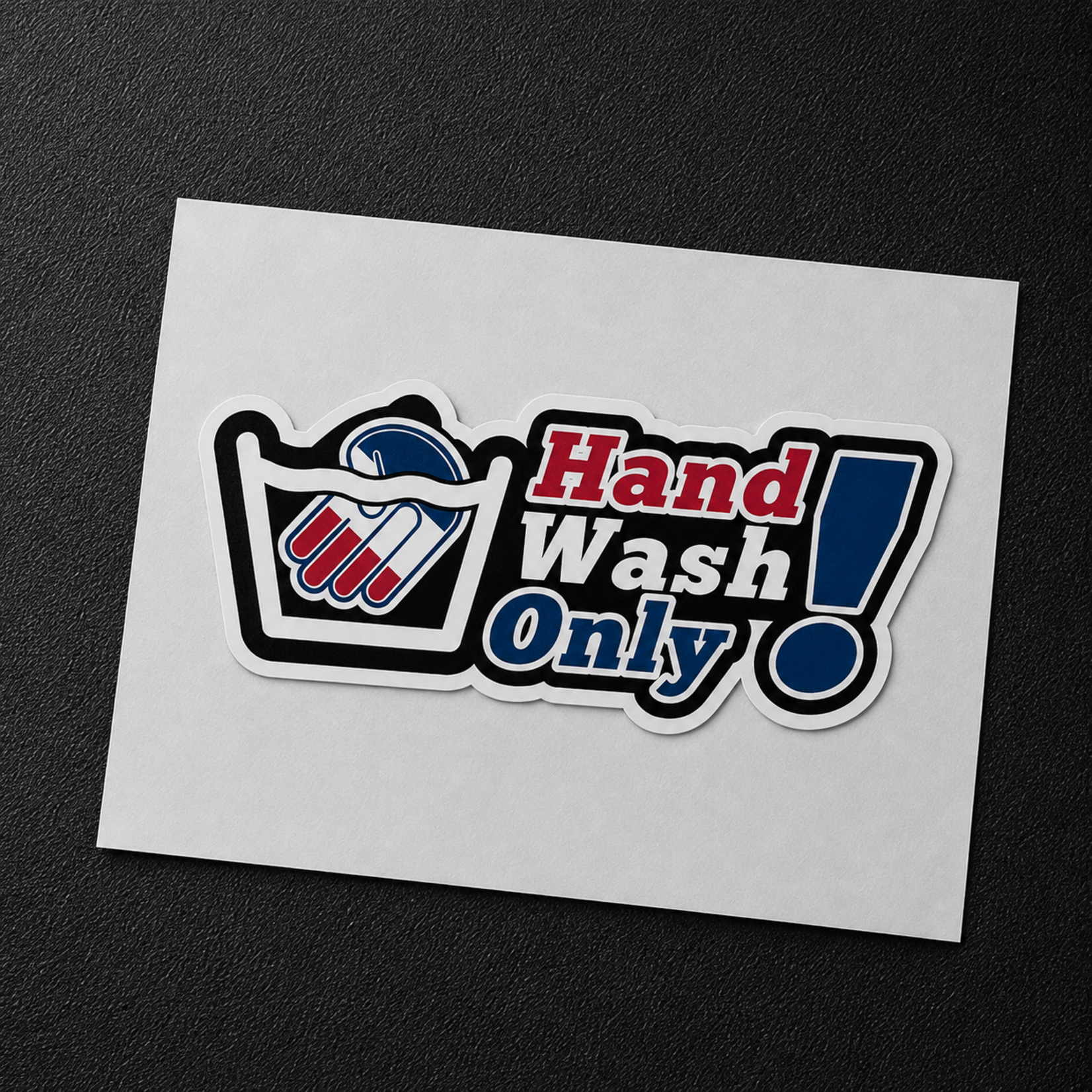 ONLY WAY IS DUTCH Only Way Is Dutch Sticker - Hand Wash Only