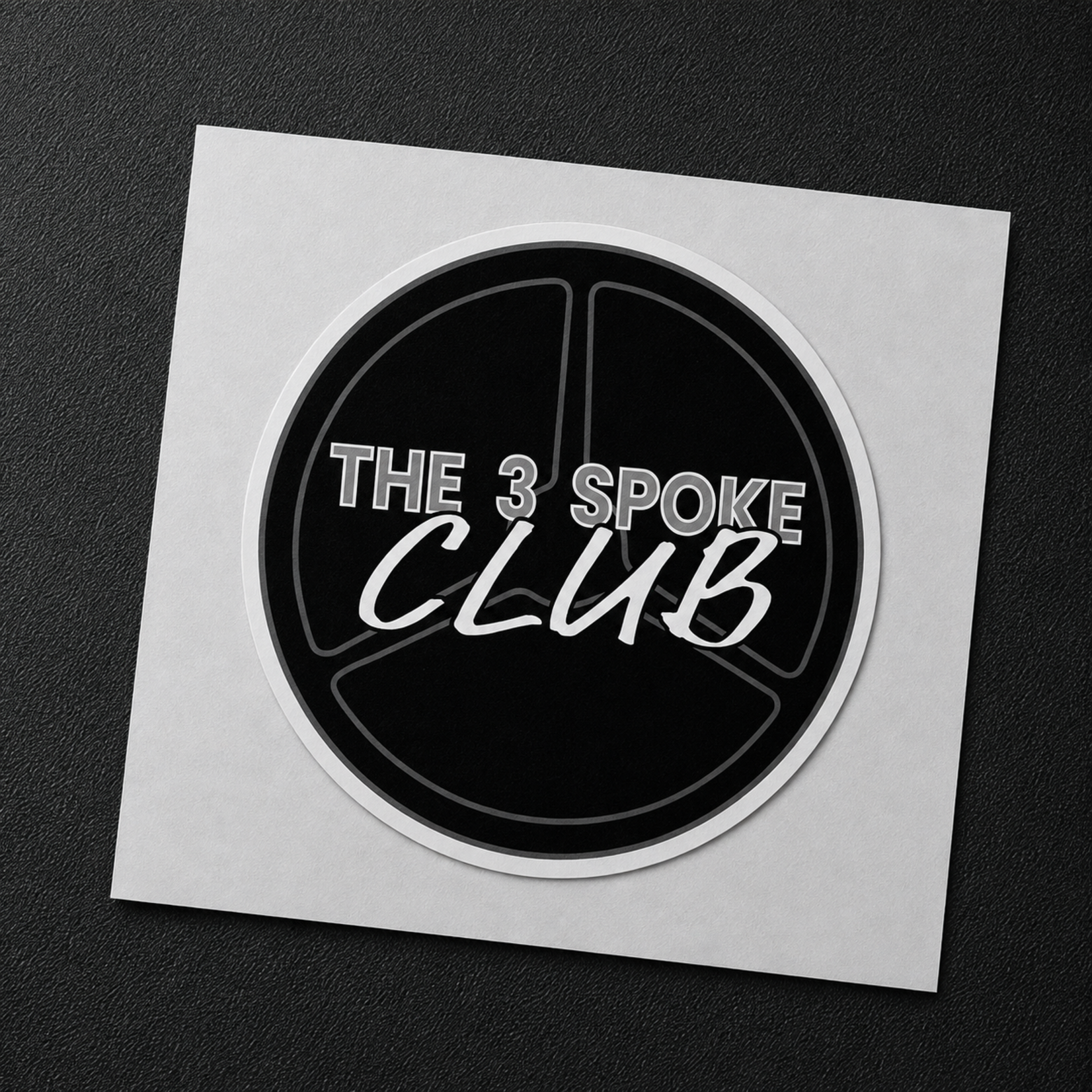 ONLY WAY IS DUTCH The 3 Spoke Club Sticker