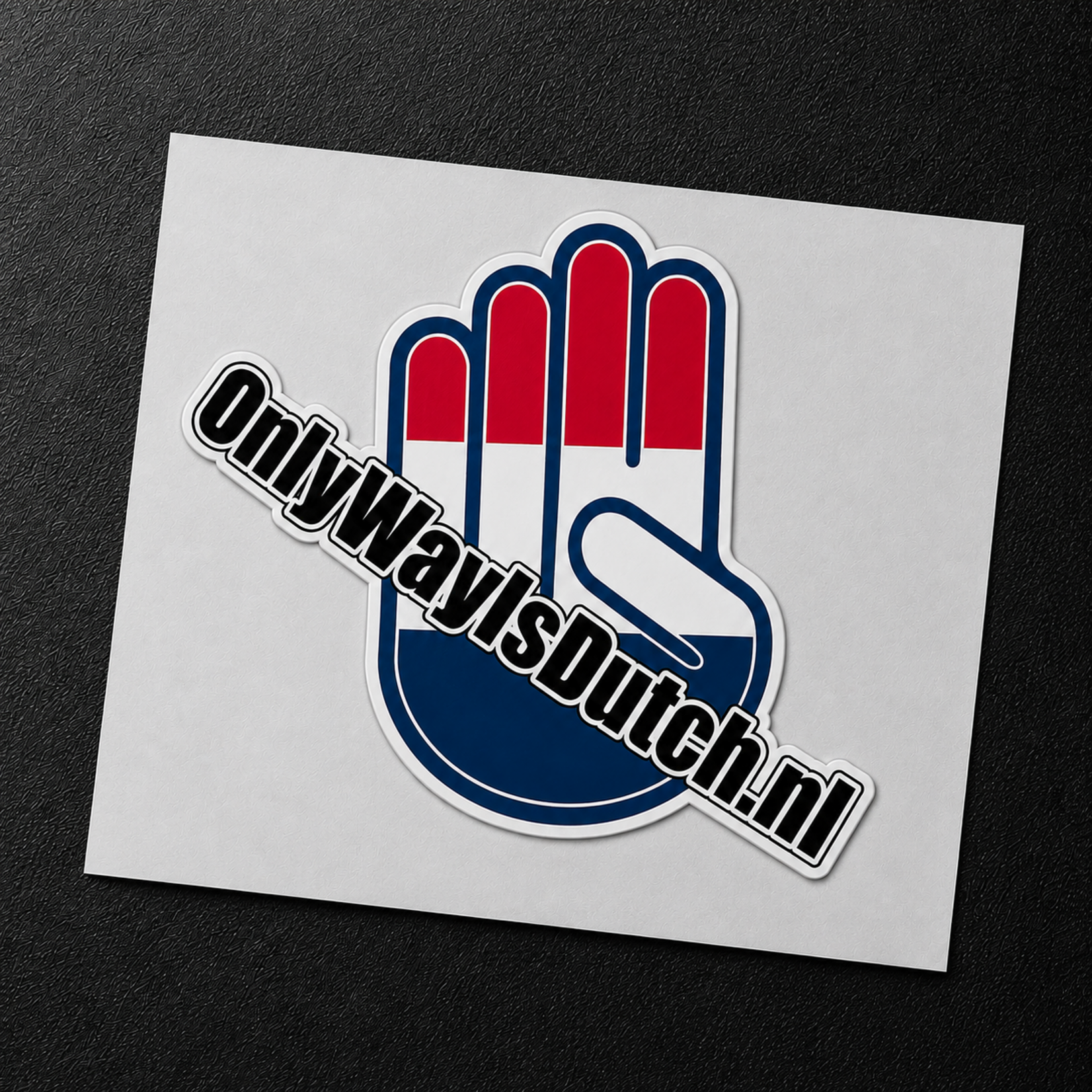 ONLY WAY IS DUTCH OWID Sticker Hand Logo