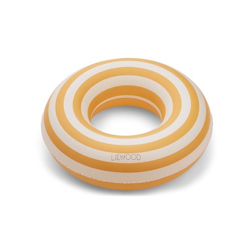 liewood Baloo swim ring Stripe: Yellow mellow/creme de la creme