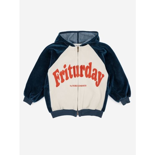 bobo choses Friturday Red hooded sweatshirt bobo choses Friturday Red hooded sweatshirt
