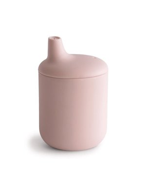 mushie Silicone Sippy Cup Blush