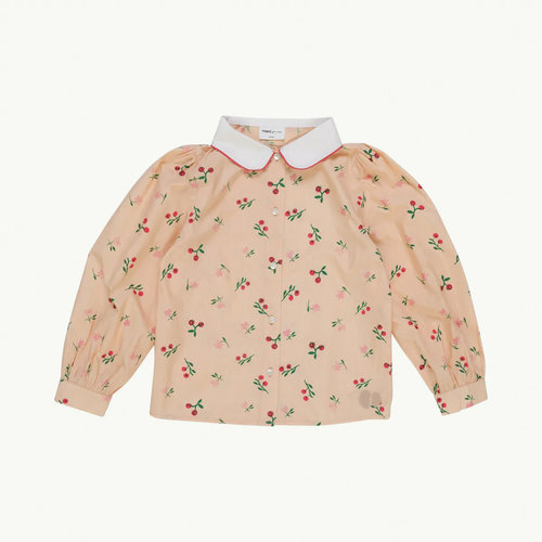 Maed for Mini Cherry chincilla blouse