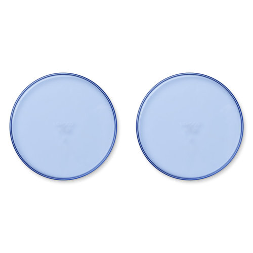 liewood Uma plate 2-pack Surf blue