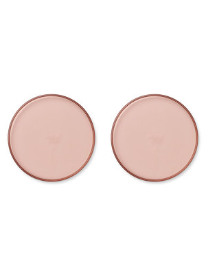 liewood Uma plate 2-pack Dusty raspberry