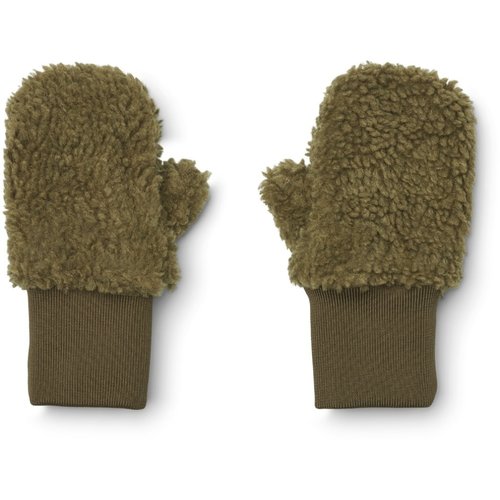 liewood Coy pile mittens hunter green liewood Coy pile mittens hunter green