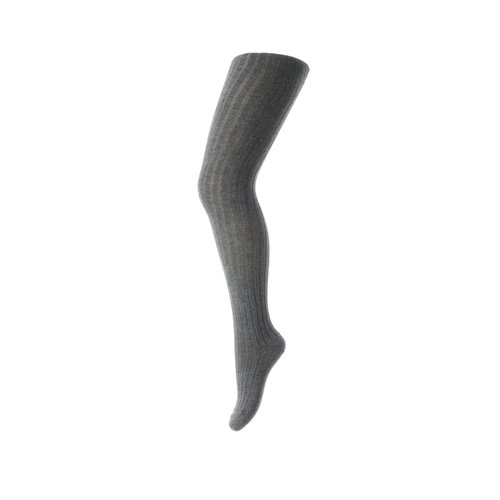 mp denmark Cotton rib tights Dark Grey Melange