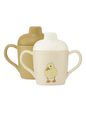 konges slojd 2 PACK SIPPY CUP duckling