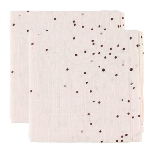 done by deer Swaddle, 2-pack, Dreamy dots, powder