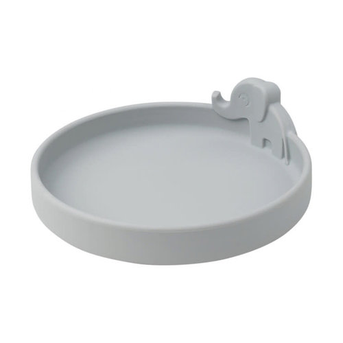 DONE BY DEER Peekaboo plate elphee grey DONE BY DEER Peekaboo plate elphee grey