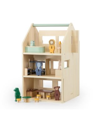 trixie baby Houten speelhuis met accessoires