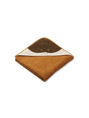 liewood Augusta hooded junior towel superhero/golden caramel