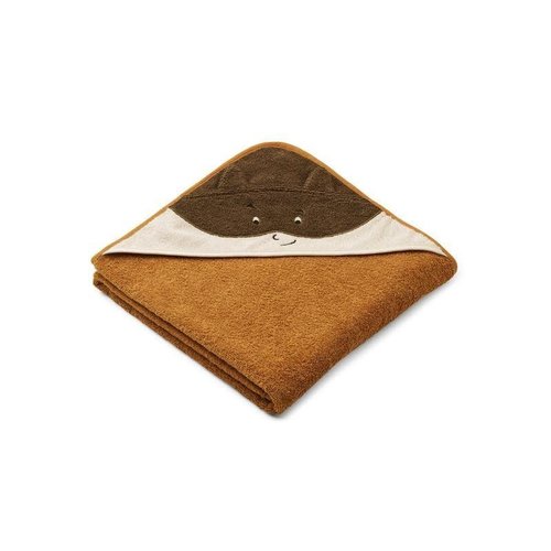 liewood Augusta hooded junior towel superhero/golden caramel