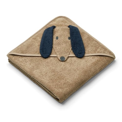 liewood Augusta hooded towel Dog / Oat mix liewood Augusta hooded towel Dog / Oat mix