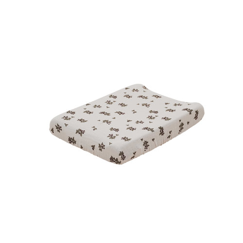 garbo & friends Blackberry Muslin Changing Mat Cover