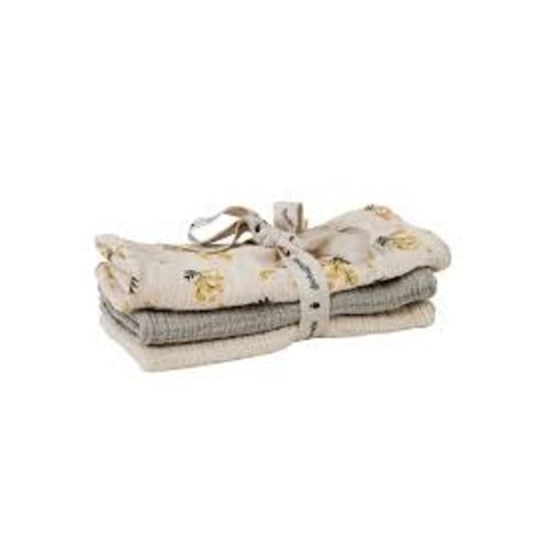 garbo & friends Mimosa muslin burp cloth 3pcs