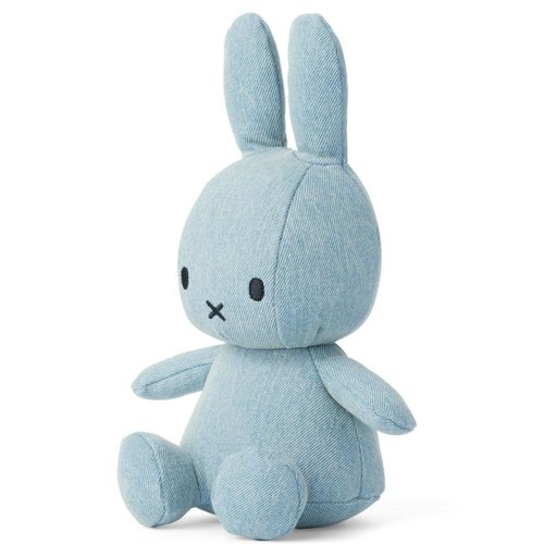 Miffy Miffy Sitting Light Wash Denim - 33cm Miffy Miffy Sitting Light Wash Denim - 33cm