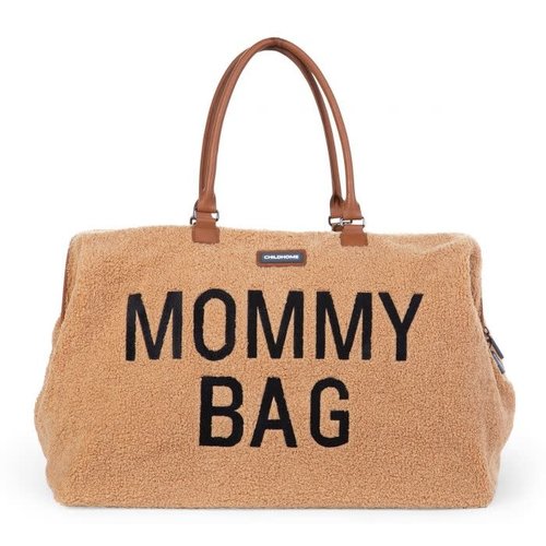 childhome MOMMY BAG GROOT TEDDY BEIGE