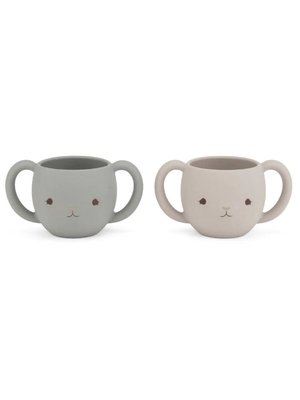 konges slojd 2 pack cutie cup - whale