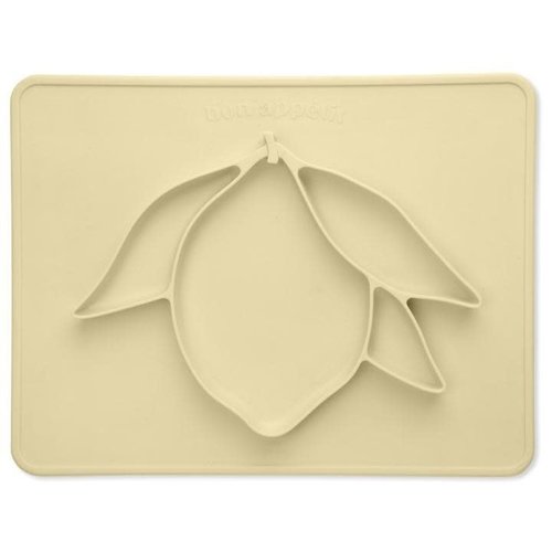 Konges slojd silicone dinner bowl lemon - limonade Konges slojd silicone dinner bowl lemon - limonade