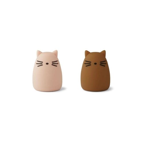 liewood Callie night light 2-pack CAT ROSE/GOLDEN CARAMEL liewood Callie night light 2-pack CAT ROSE/GOLDEN CARAMEL