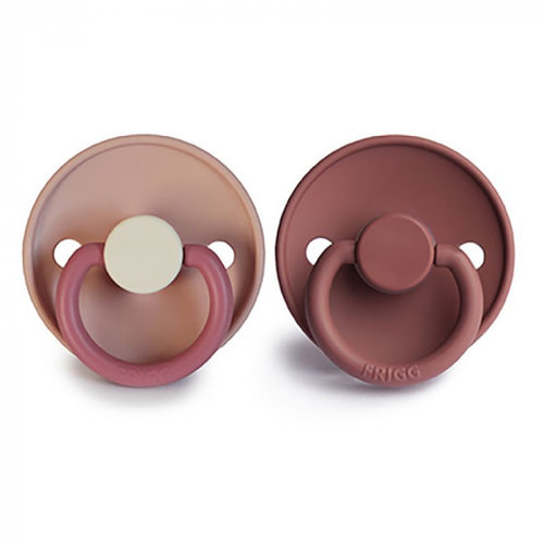 Frigg Color Fopspeen 2 pack LATEX Peony Woodchuck T2 Frigg Color Fopspeen 2 pack LATEX Peony Woodchuck T2
