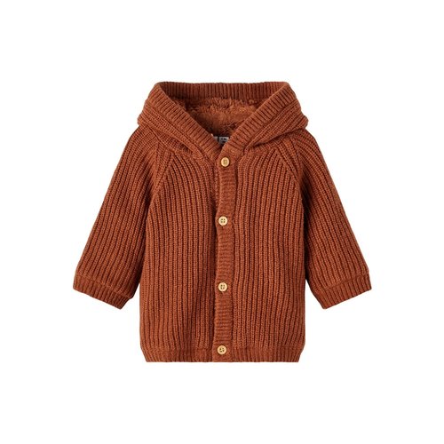 NAME IT NBNNEJA LS KNIT JACKET coconut shell NAME IT NBNNEJA LS KNIT JACKET coconut shell