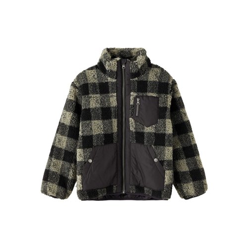 NAME IT NKMMICARLO TEDDY JACKET Black NAME IT NKMMICARLO TEDDY JACKET Black