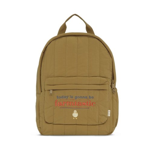 Konges slojd STORM QUILTET BACKPACK JUNIOR DULL GOLD Konges slojd STORM QUILTET BACKPACK JUNIOR DULL GOLD