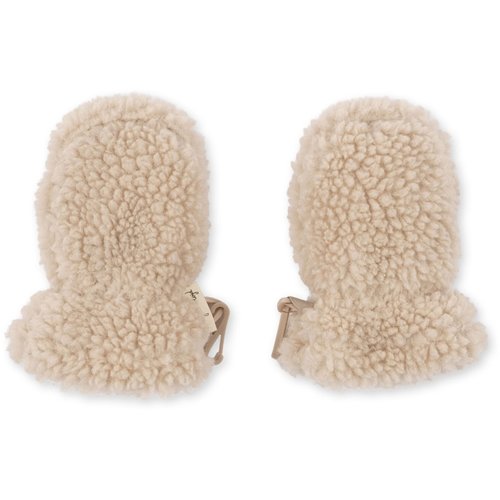 Konges slojd GRIZZ TEDDY BABY MITTENS CREAM OFF WHITE Konges slojd GRIZZ TEDDY BABY MITTENS CREAM OFF WHITE