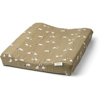 Cliff printed changing mat cover Dog / Oat mix