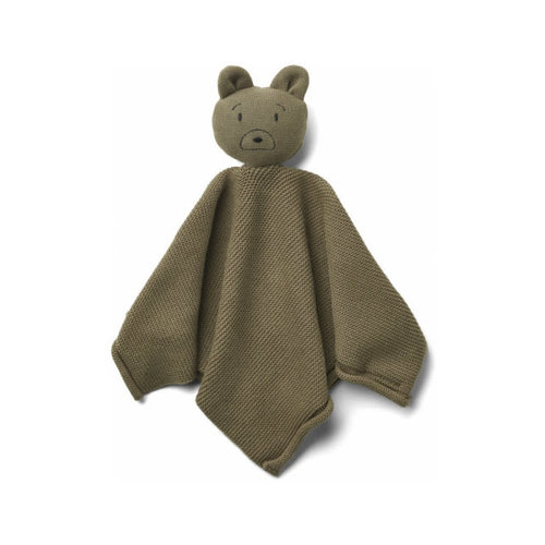 liewood Milo knit cuddle cloth mr bear khaki