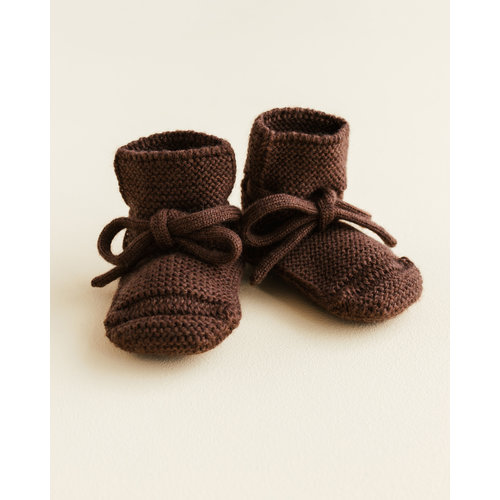 hvid booties dark brown hvid booties dark brown