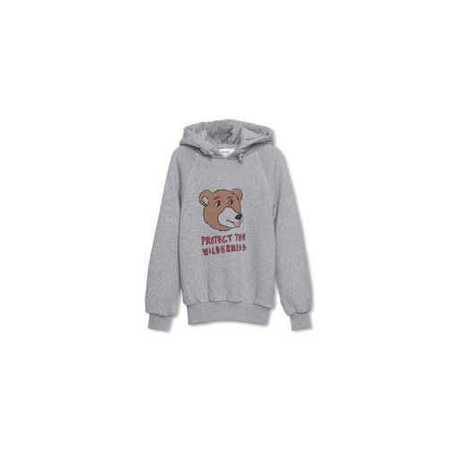 wander & wonder Hoodie grey bear wander & wonder Hoodie grey bear
