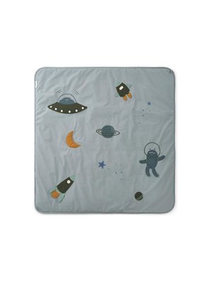 liewood Glenn activity blanket space blue multi mix