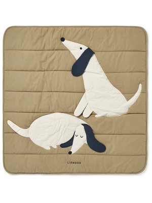 liewood Glenn activity blanket Dog / Oat mix