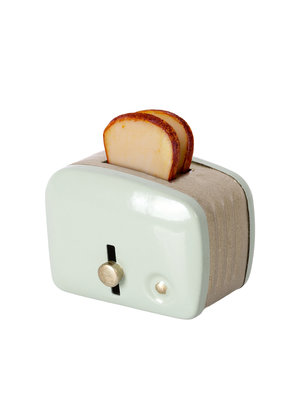 maileg Miniature toaster & bread mint