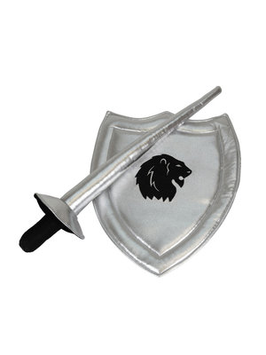 astrup Shield and lance silver