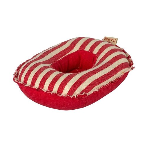 maileg Rubber boat, for small Mouse - Red Stripe maileg Rubber boat, for small Mouse - Red Stripe