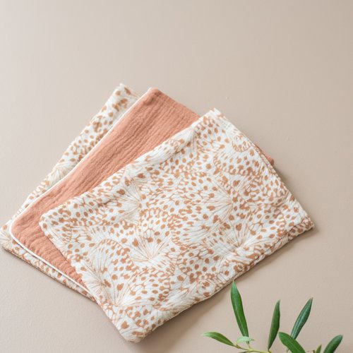 coco & pine Jackie muslin wash gloves