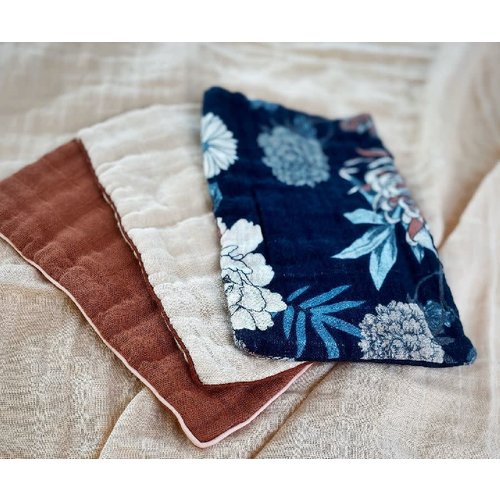 Coco&Pine Muslin wash cloths 3 pack Poppy Coco&Pine Muslin wash cloths 3 pack Poppy