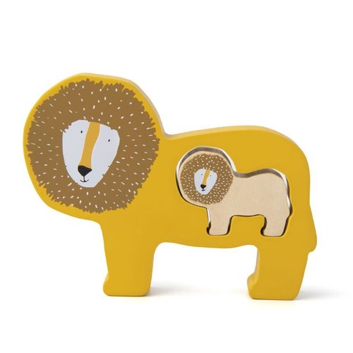 trixie baby Houten babypuzzel - Mr. Lion