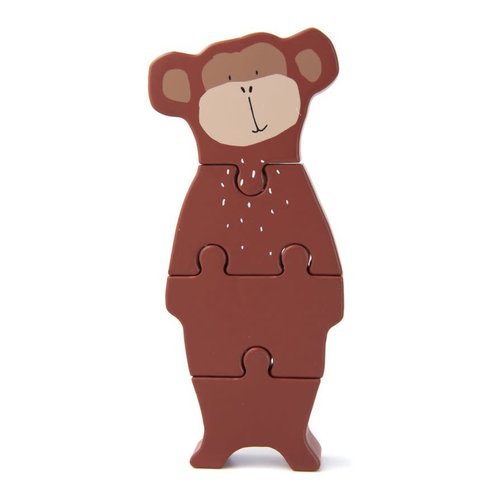 Trixie baby Houten dierenvormpuzzel - Mr. Monkey Trixie baby Houten dierenvormpuzzel - Mr. Monkey