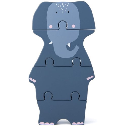 Trixie baby Houten dierenvormpuzzel - Mrs. Elephant Trixie baby Houten dierenvormpuzzel - Mrs. Elephant
