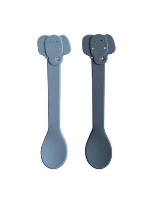 trixie baby Silicone spoon 2-pack - Mrs. Elephant