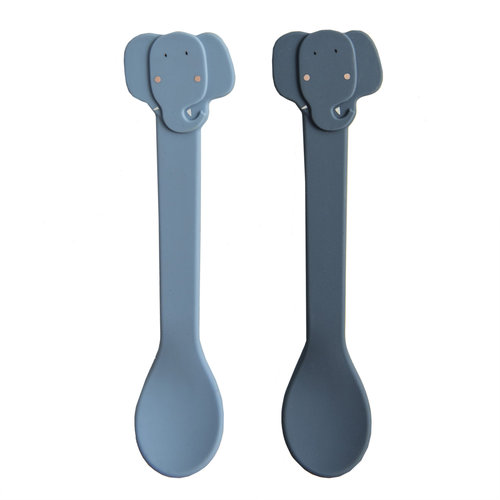 trixie baby Silicone spoon 2-pack - Mrs. Elephant