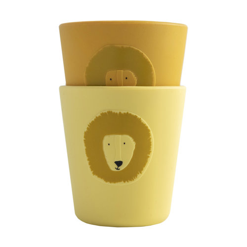 trixie baby Silicone cup 2-pack - Mr. Lion