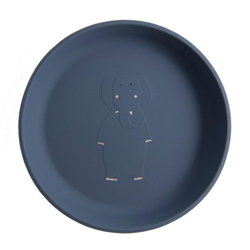 trixie baby Silicone plate - Mrs. Elephant