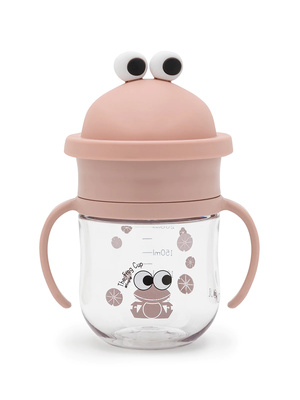 noui noui oefendrinkbeker 360 graden - The Frog Cup Pink