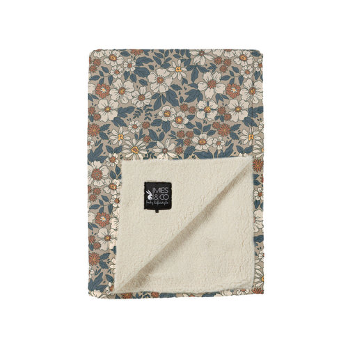 mies & co WIEGDEKEN TEDDY WILD FLOWER RUST